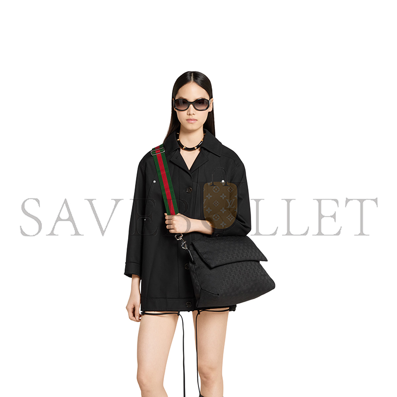 GUCCI MEDIUM GG CROSSBODY BAG WITH WEB 821616 (36*25*12cm) GUCCI MEDIUM GG CROSSBODY BAG WITH WEB 821616 (36*25*12cm)